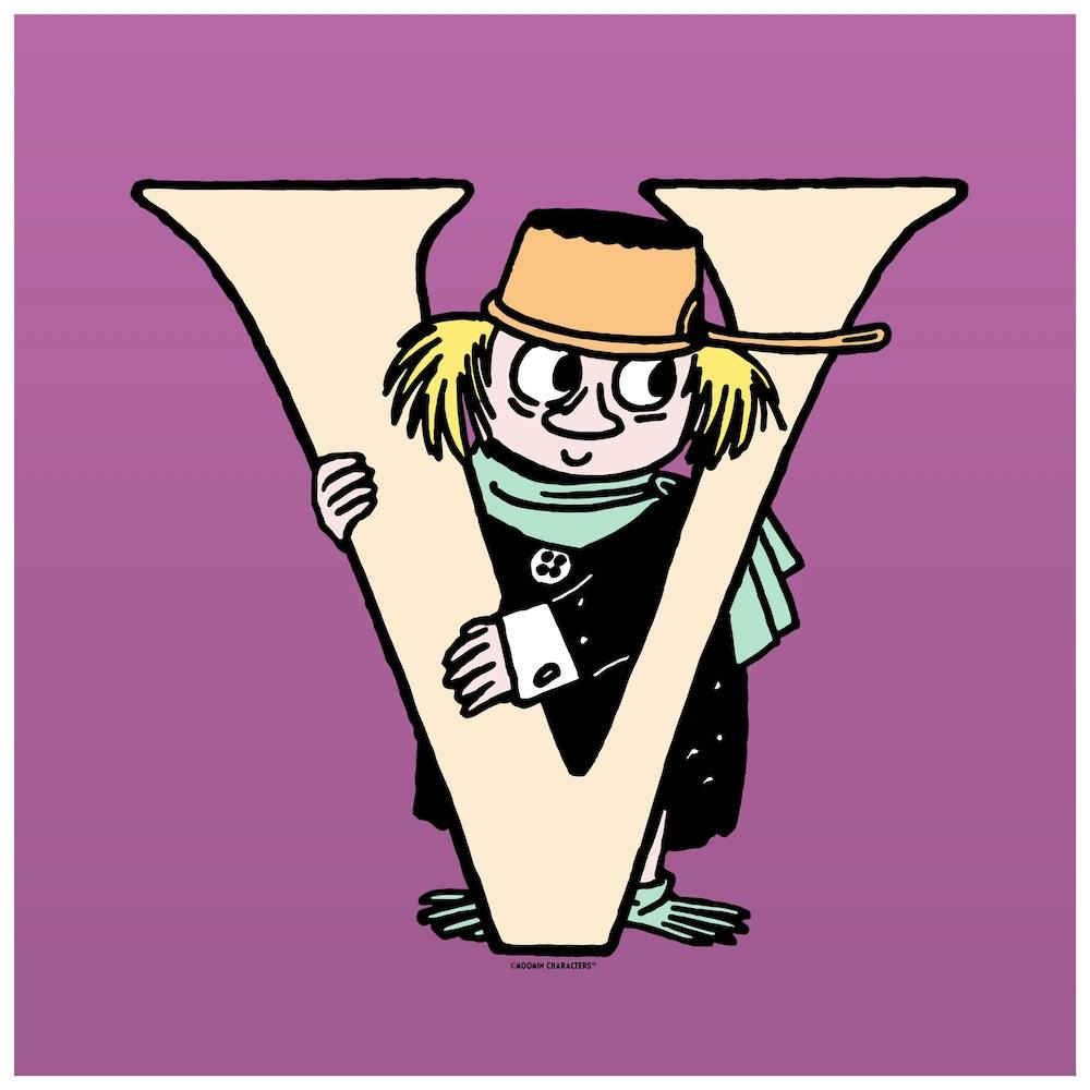 Moomin Collection Alphabet Letter V