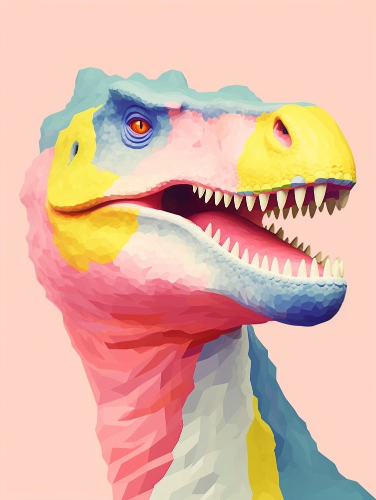 Colourful Dinosaur Kritosaurus 1