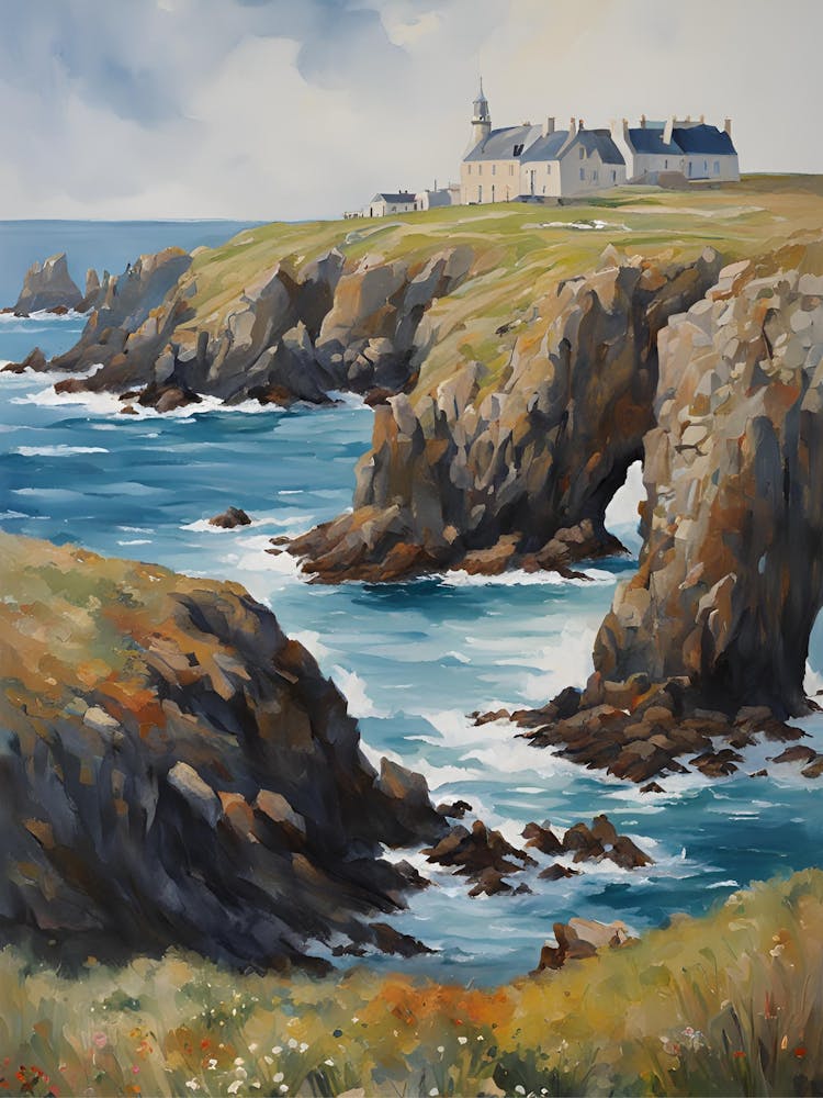 Ile Ouessant, Painting, Poster 2