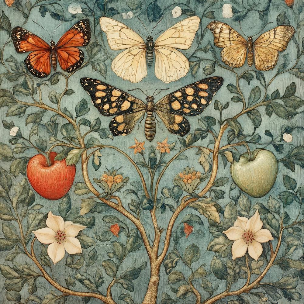 Butterfly Tree Art 1