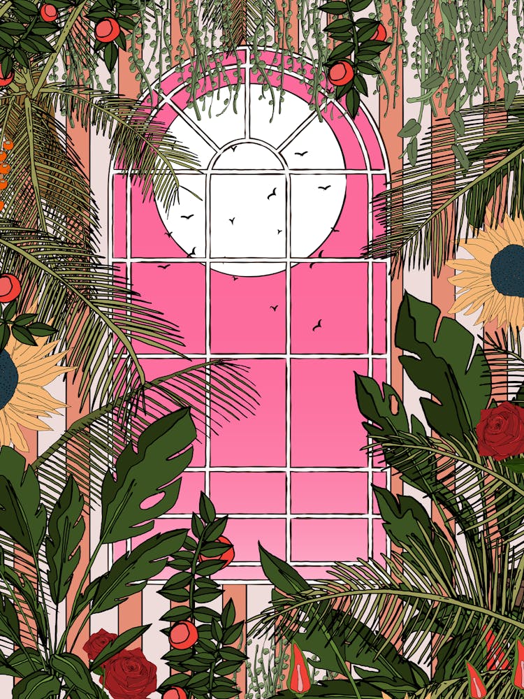 Pink Window