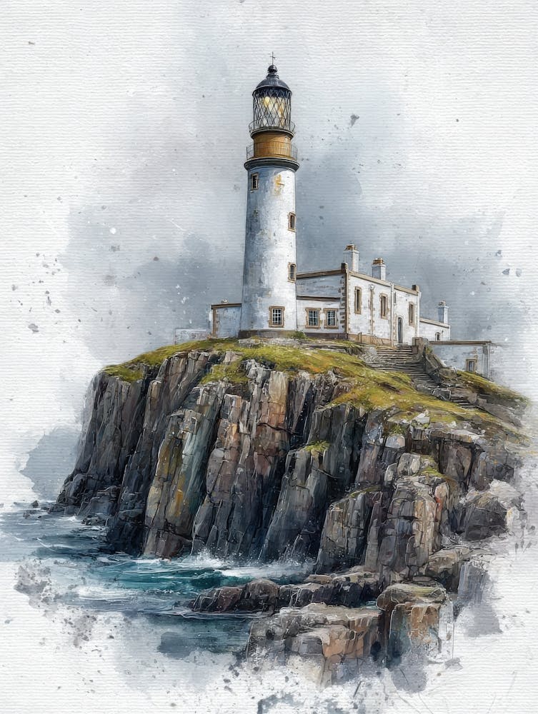 Aihrgdesign Isolated Watercolor Painting Of European Lighthou 34a4e0df A5ca 47b0 Bd9d 592df385ce11 1