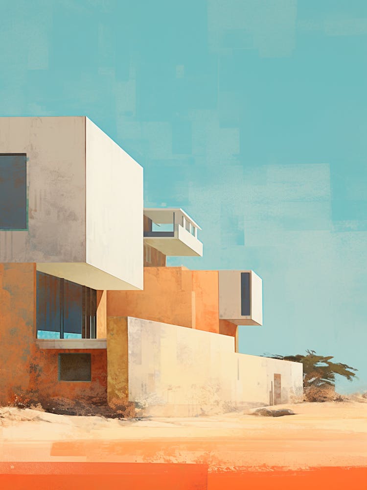 Injidup Beach Australia Abstract Orange Hues 1