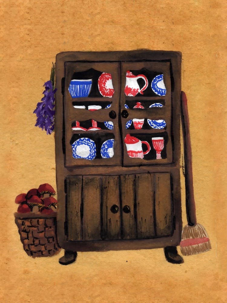 Vintage Rustic Cupboard