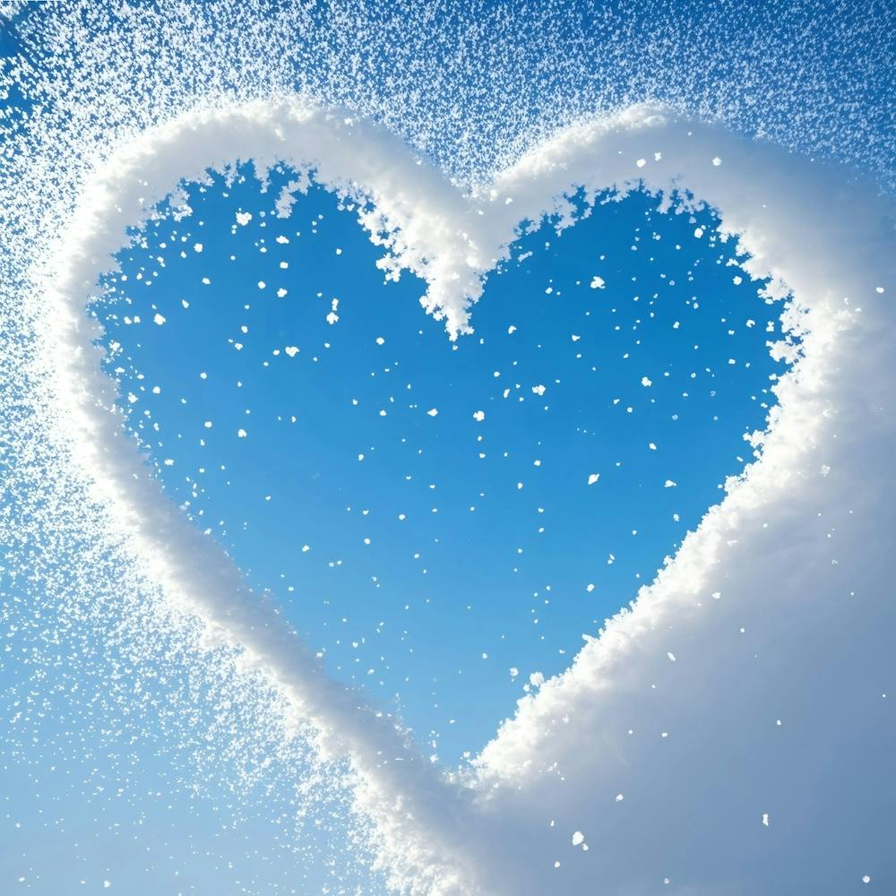 Heart Shaped Snow
