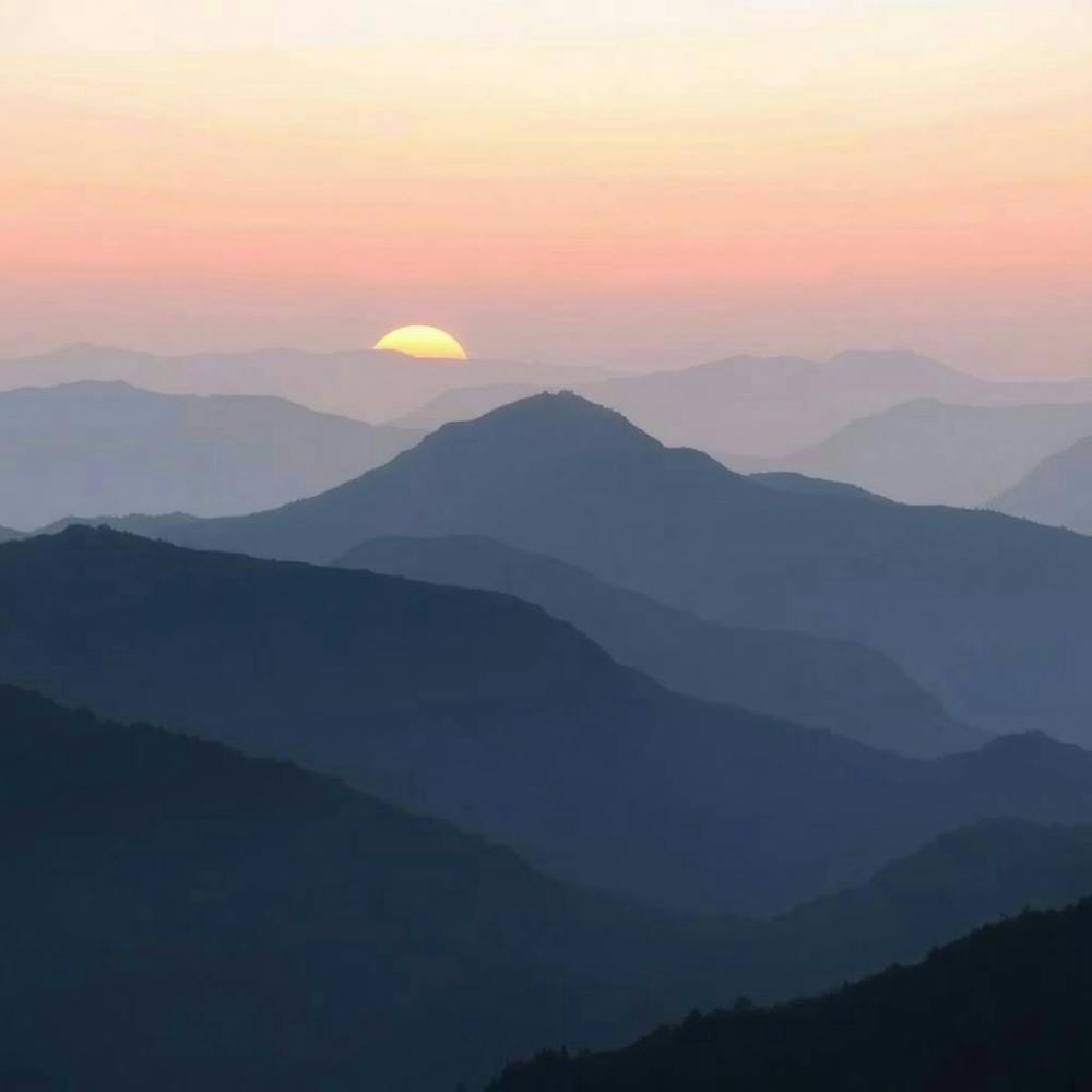 Sunrise Over Mountains 2