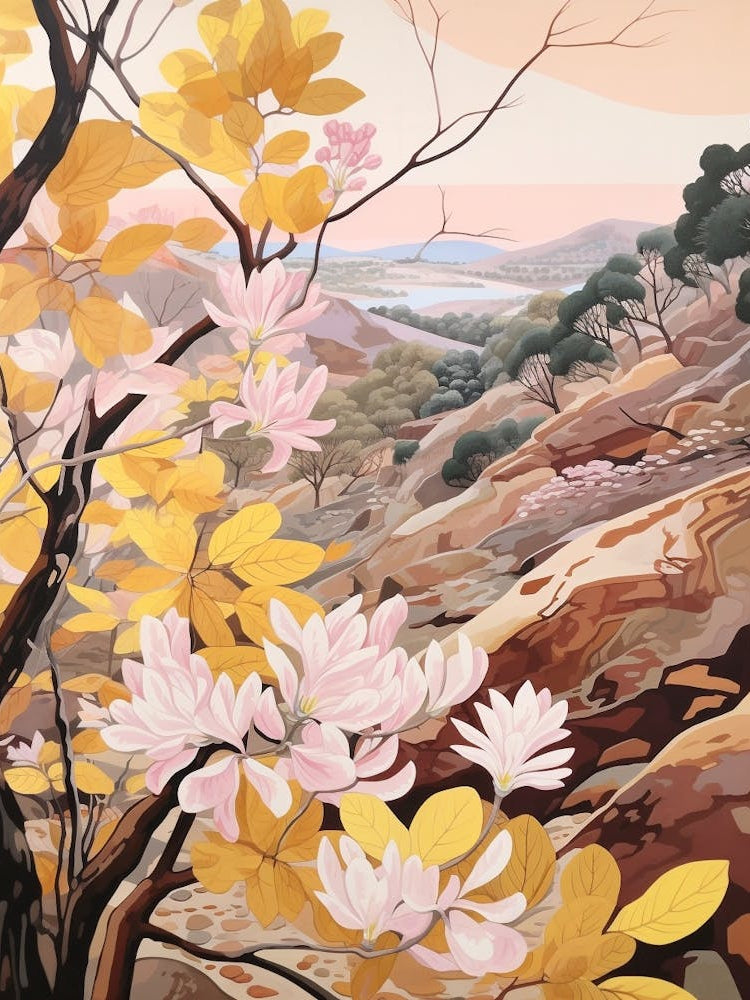 Bergamot 1 Flower Painting