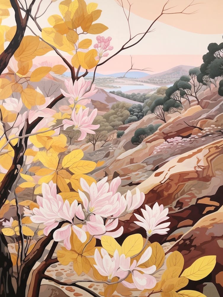 Bergamot 1 Flower Painting