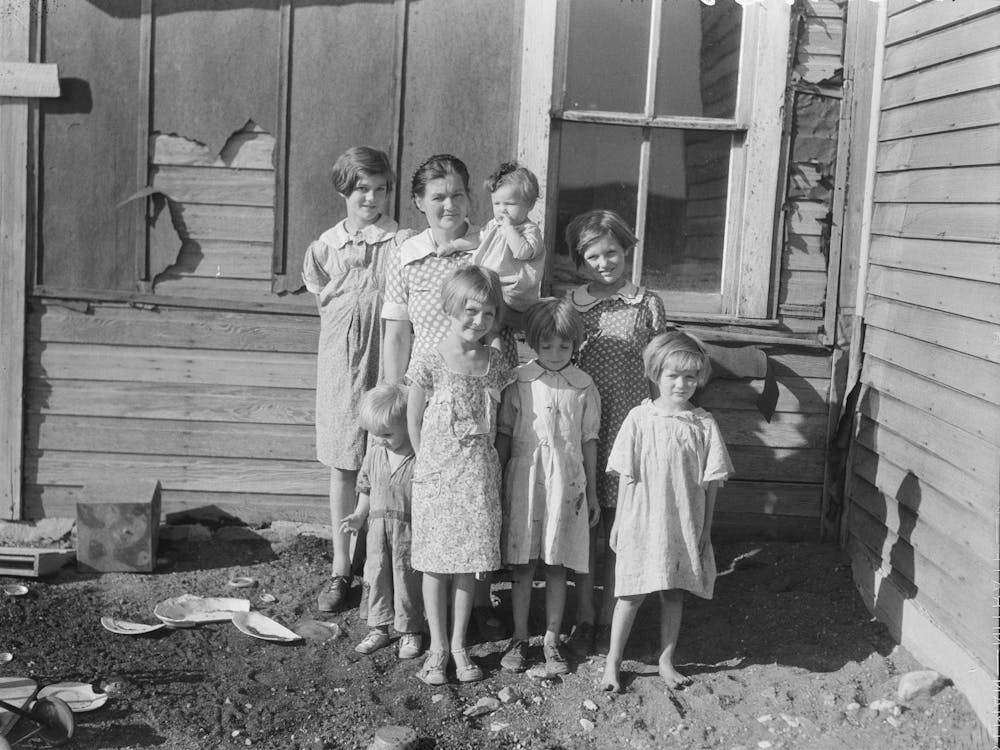 The Hall Family Living Near Alamo, North Dakota By Russell Lee