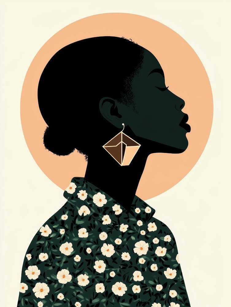 Silhouette Of A Woman 93