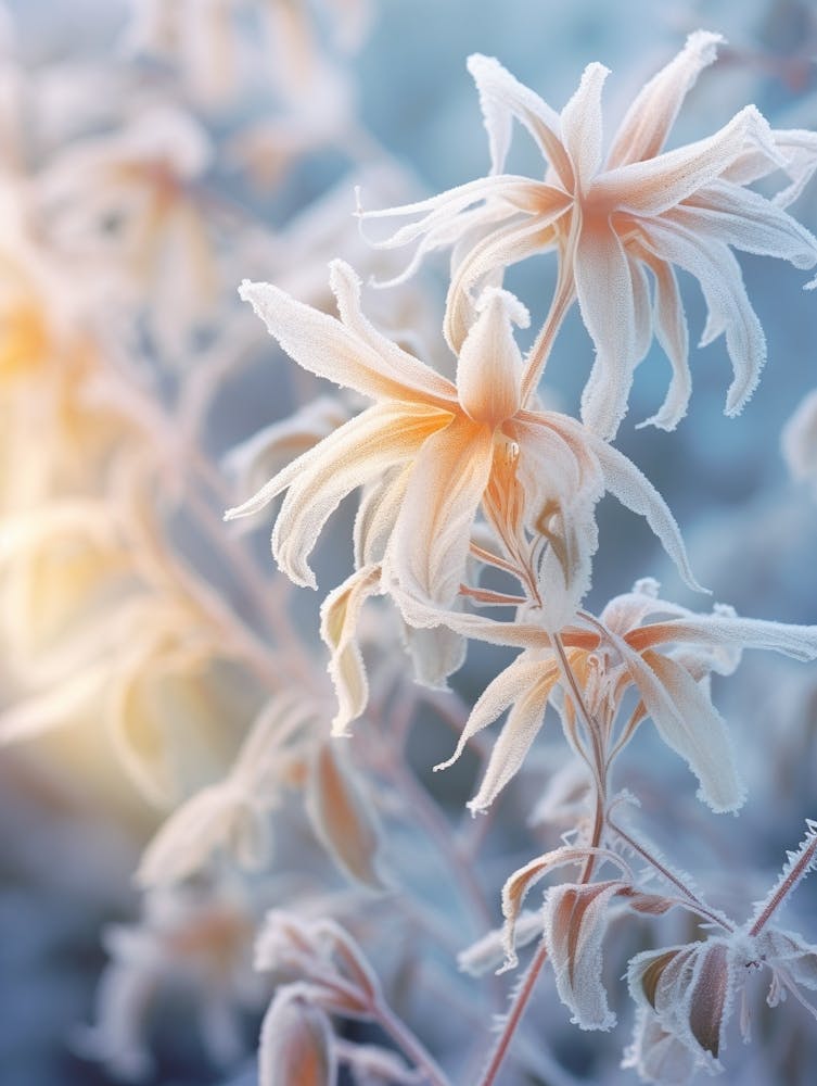 Frosty Botanical Winter Honeysuckle 1