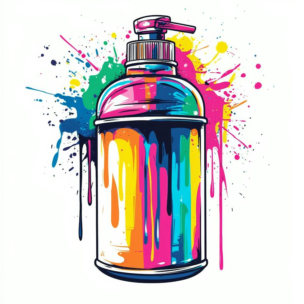 Design Pop Culture Inspired Spray Paint 1