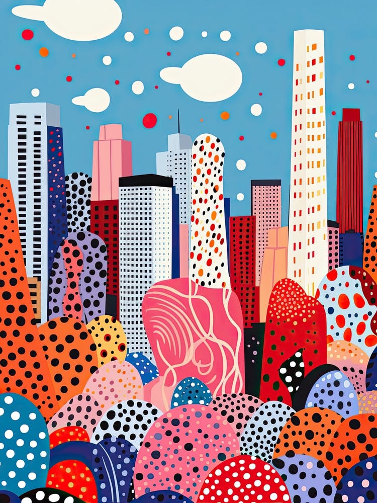 New York City, Illustration In The Style Of Pop Art 3