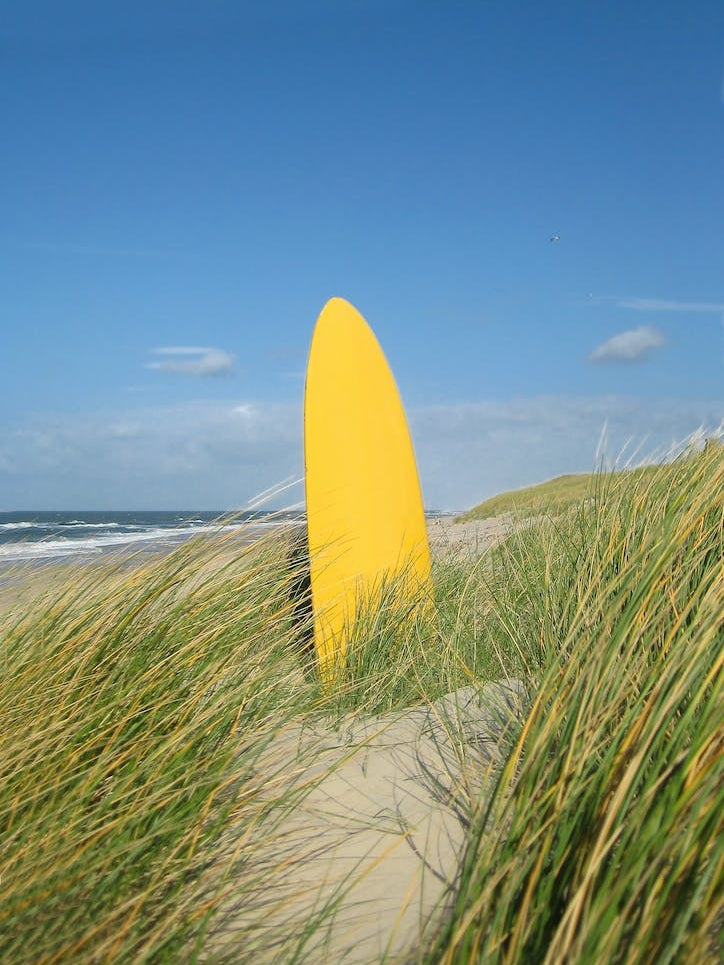 Yellow Surfboard