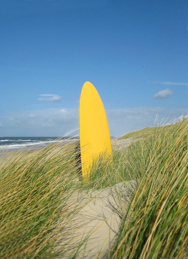 Yellow Surfboard