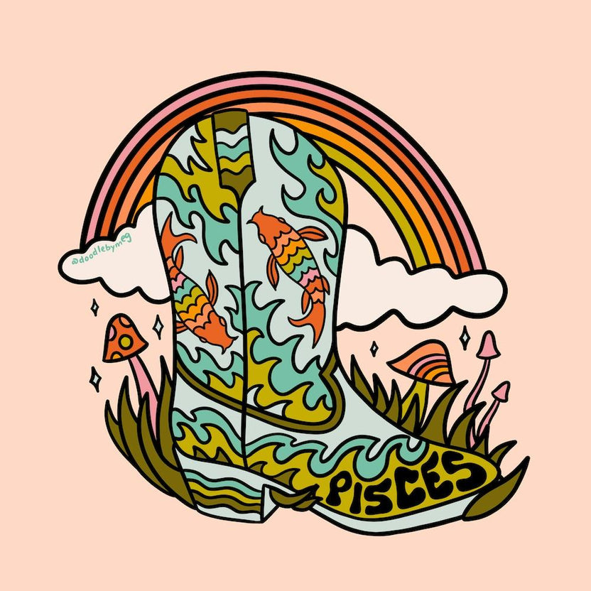 Pisces Cowboy Boot