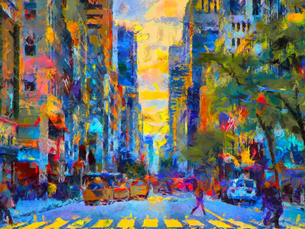 New York City Art Print by Nora Gad – Fy!