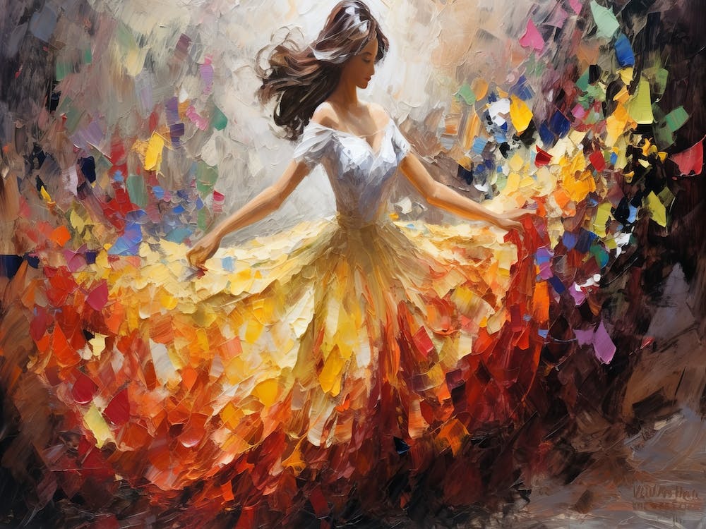 Dancer With Butterflies