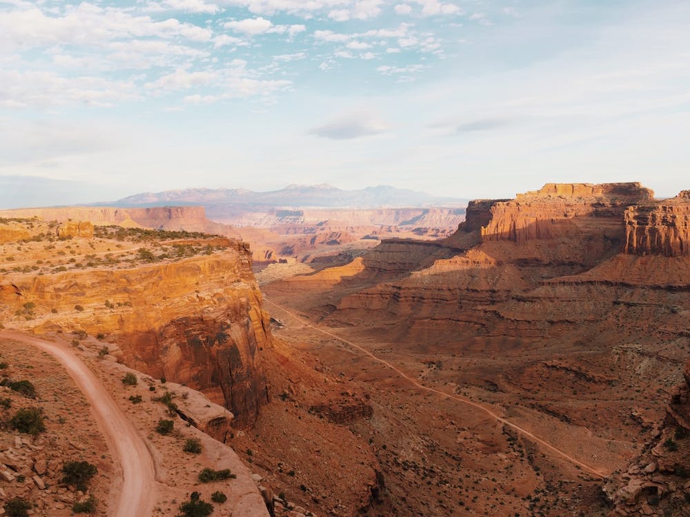 Red Desert Dirt Road