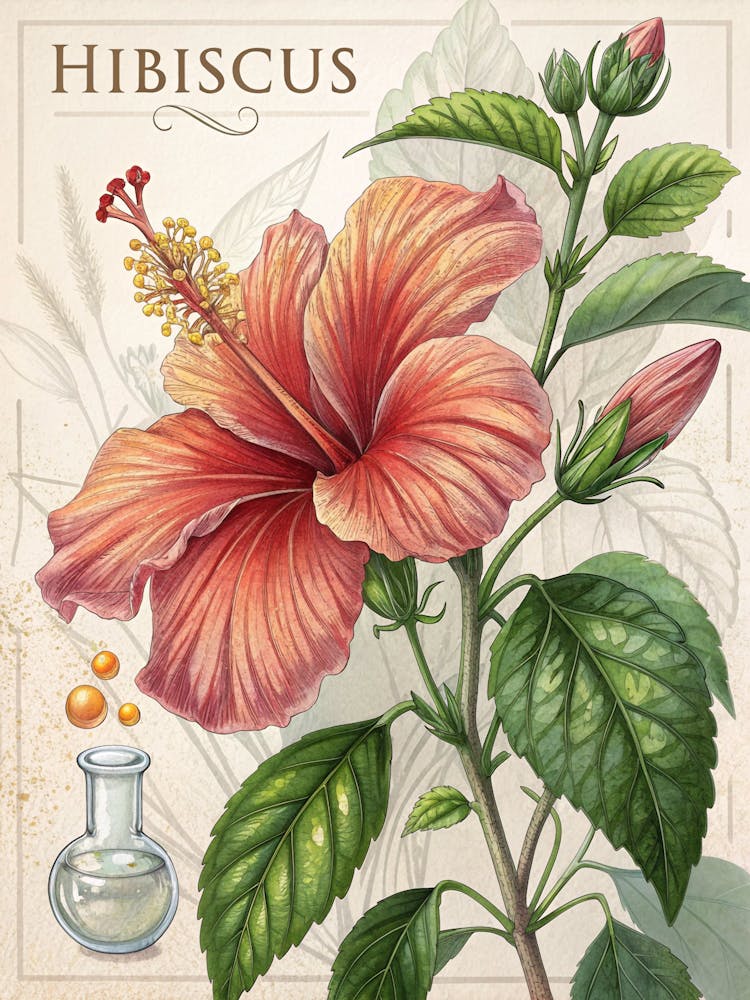 Oil Painting Style Artistic Scientific Illustration