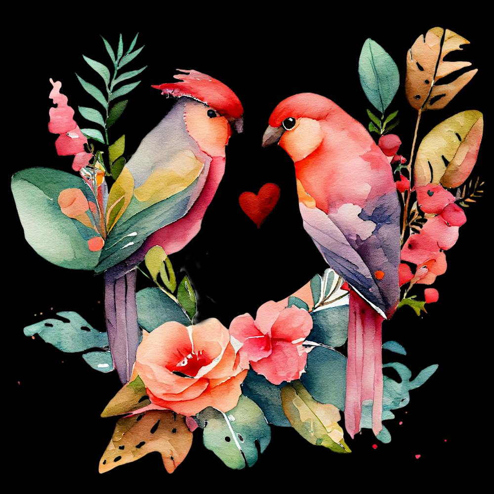 Oiseaux Amoureux