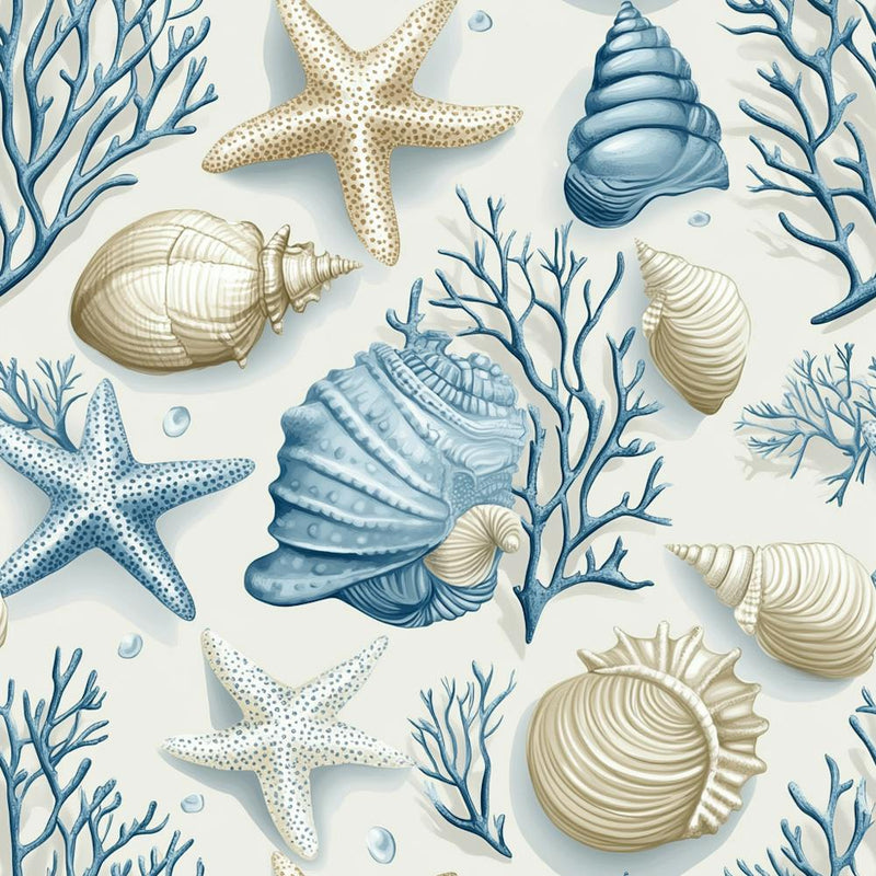 Muscheln Nahtloses Muster