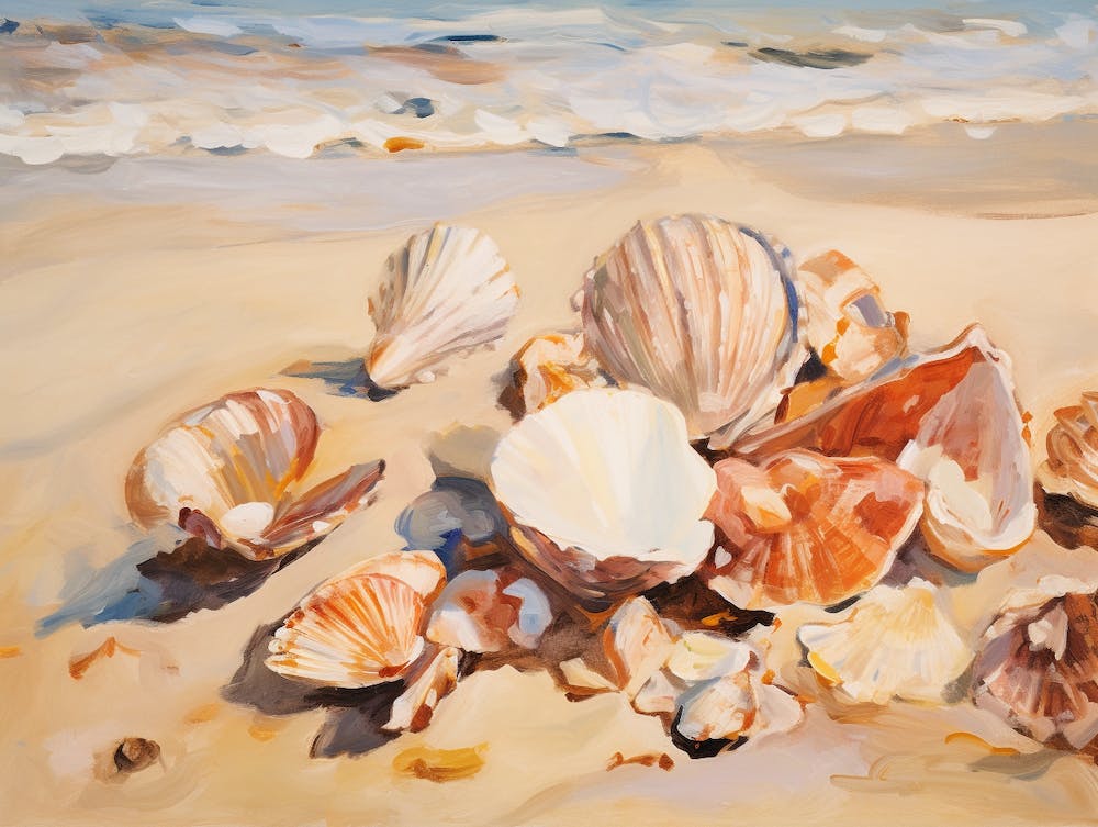 Shells On The Beach 1