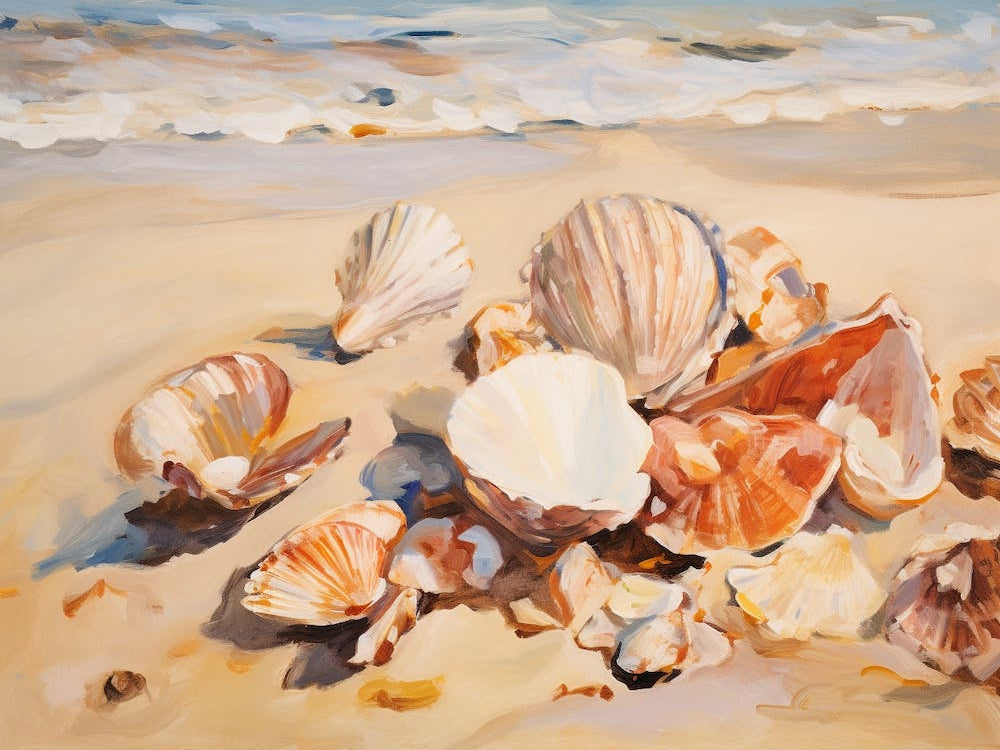 Shells On The Beach 1
