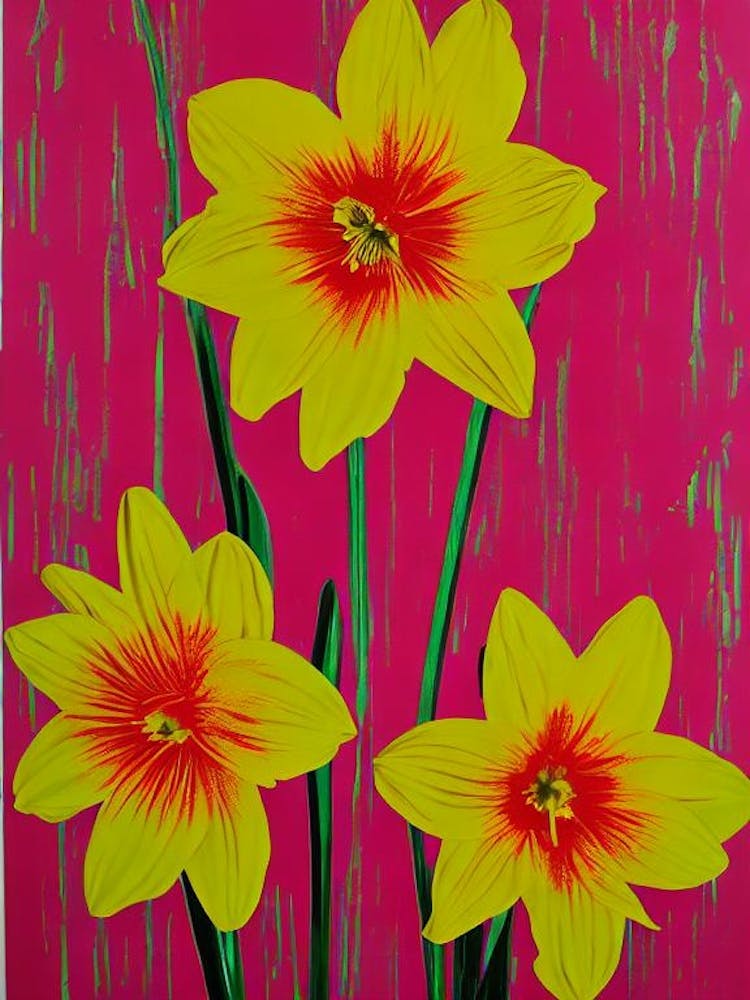 Narzissen 1 Andy Warhol Blume
