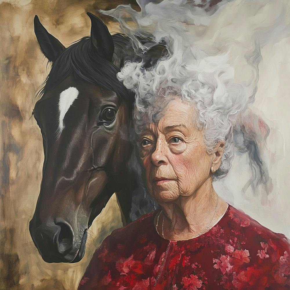 Femme Et Un Cheval