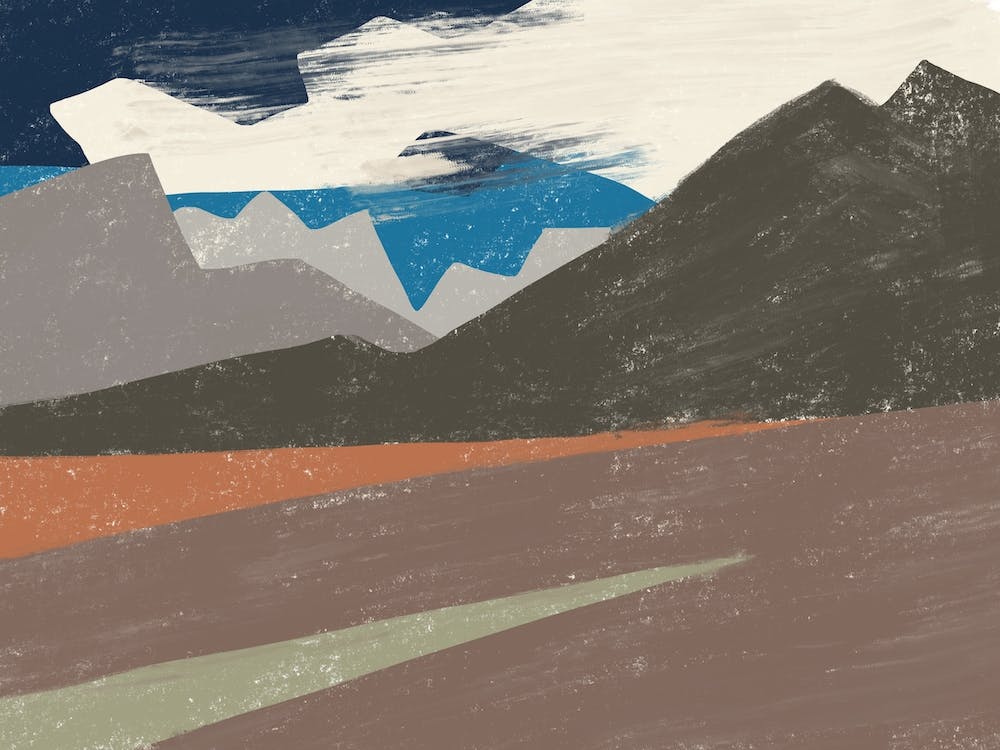 Abstract Landscape Shape Study