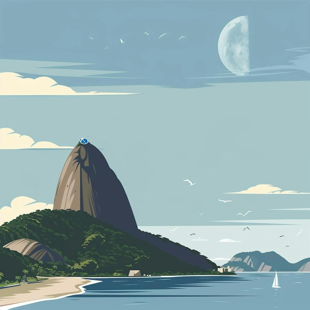 A Sugarloaf Mountain In Rio De Janeiro Minimal I 1719996239 1