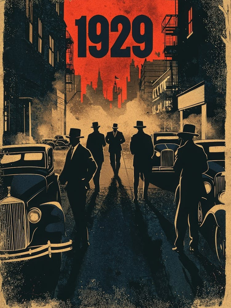 Aihrgdesign A Vintage Crime Poster Illustrating The Infamous 11