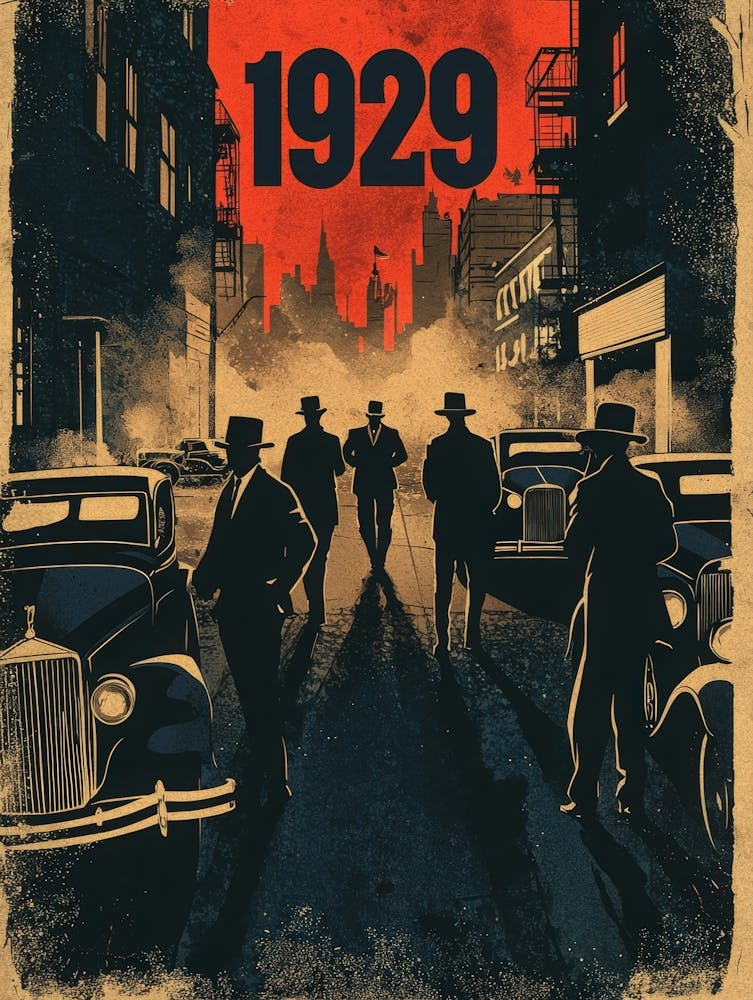 Aihrgdesign A Vintage Crime Poster Illustrating The Infamous 11
