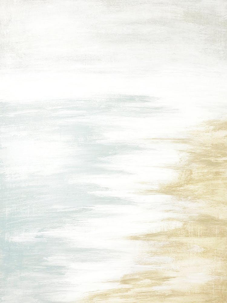 Mesmerizing - Abstract Beach Modern Coastal Landscape Painting