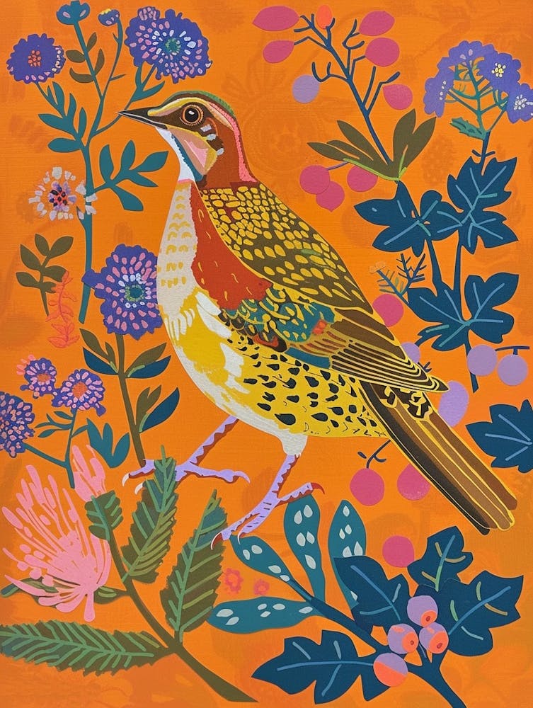 Spring Birds Partridge 1