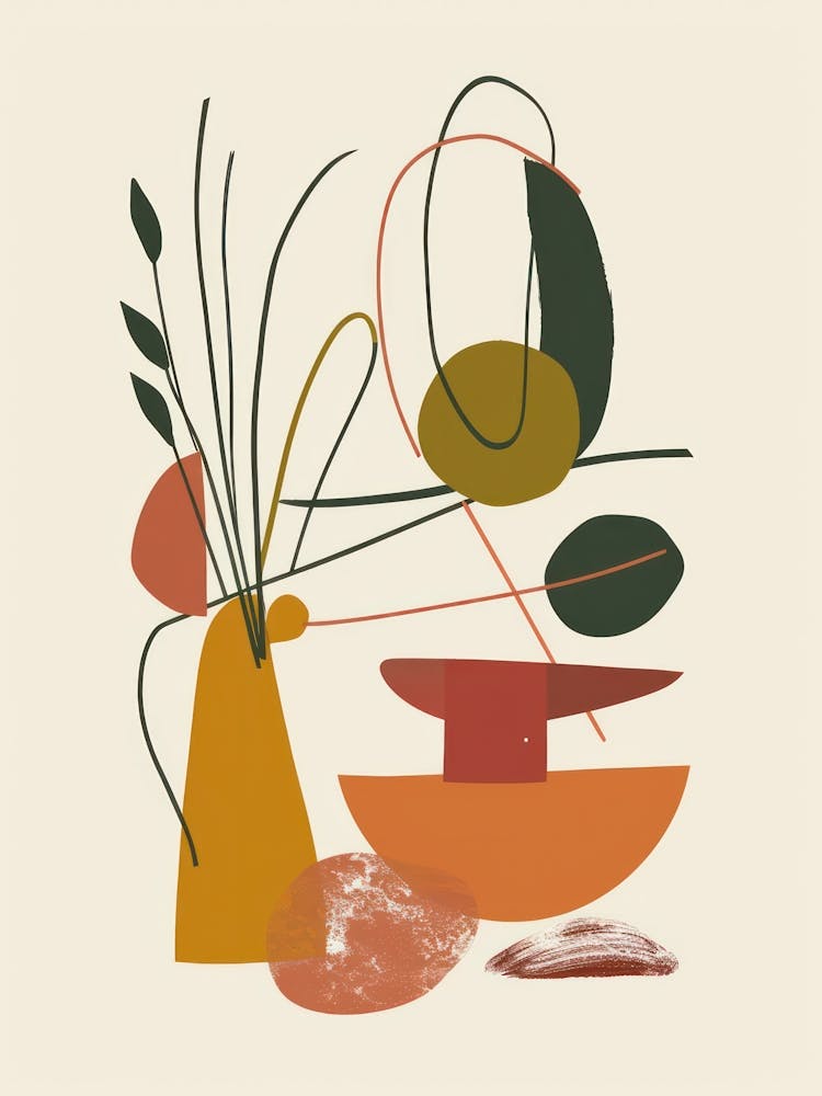 Abstract Objects Collection Flat Illustration 4
