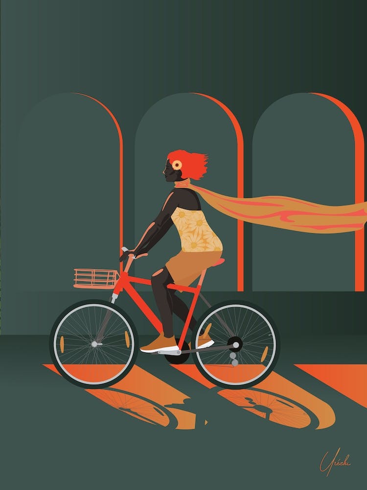 A ride of freedom, Portraits of a Black Woman