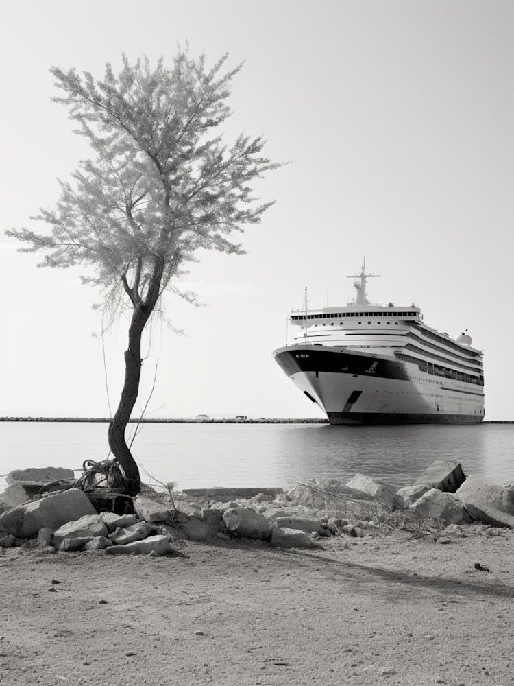 Civitavecchia, Italy, Black And White Photography 2