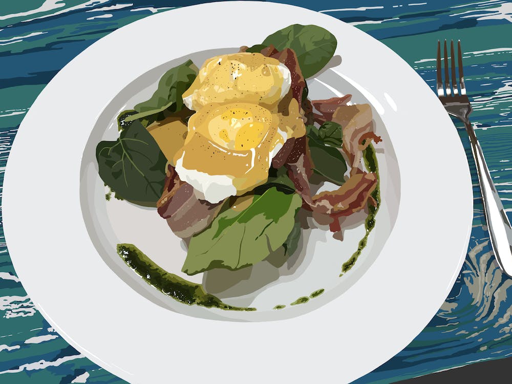 Eggs Benedict with Spinach