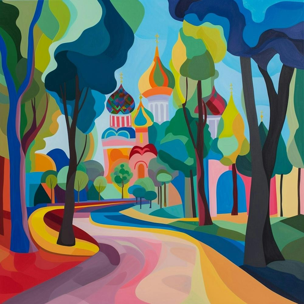 Abstract Park Collection Gorky Park Moscow Russia 2