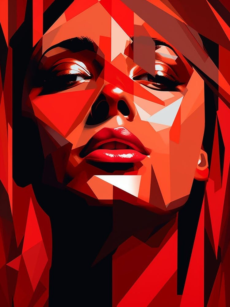 Abstract Geometric Lady 4