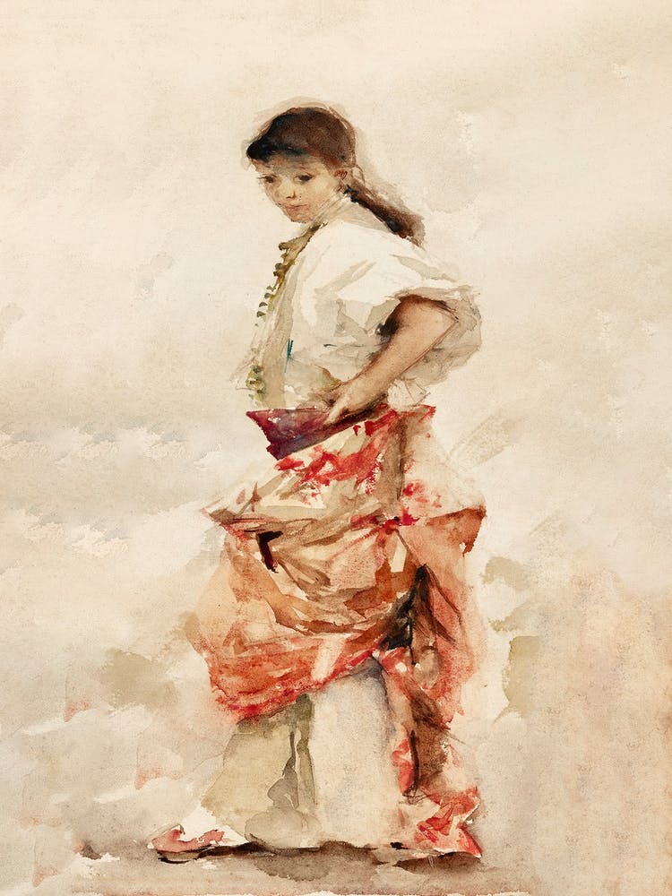 Girl In Spanish Costume, John Singer Sargent