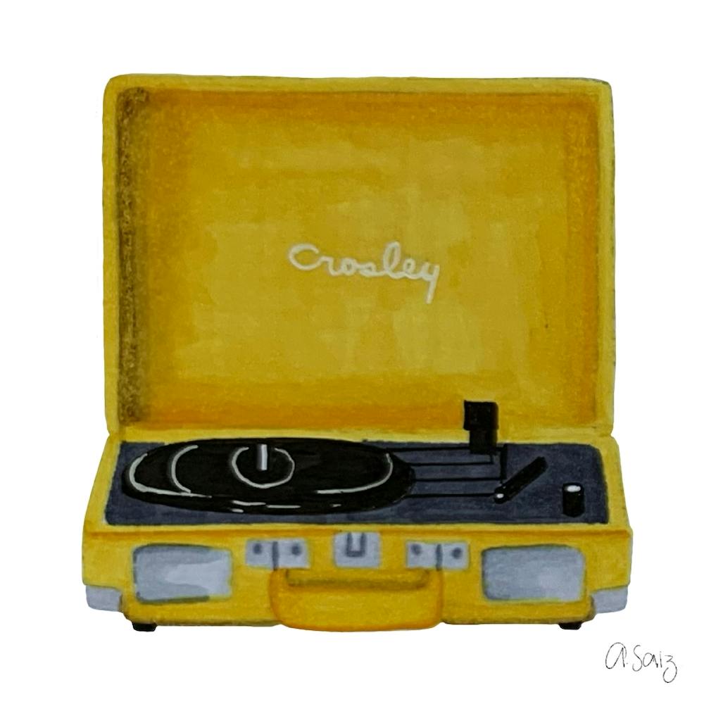 Yellow Turntable