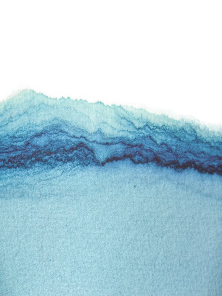 Abstract blue watercolor