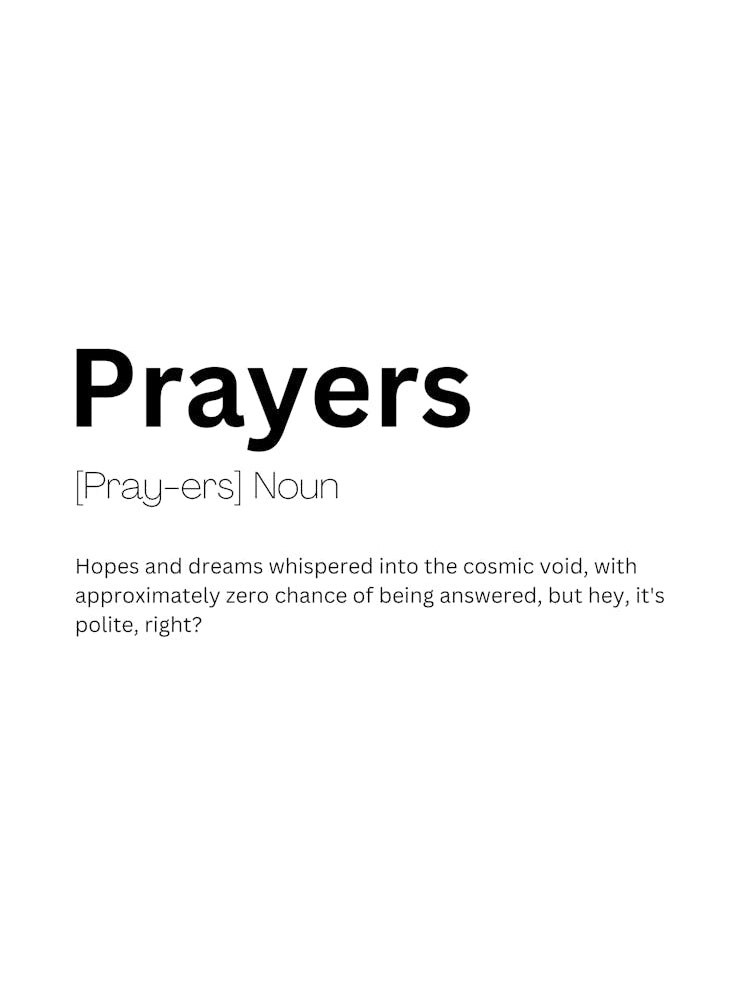 Prayers Definition Meaning 1