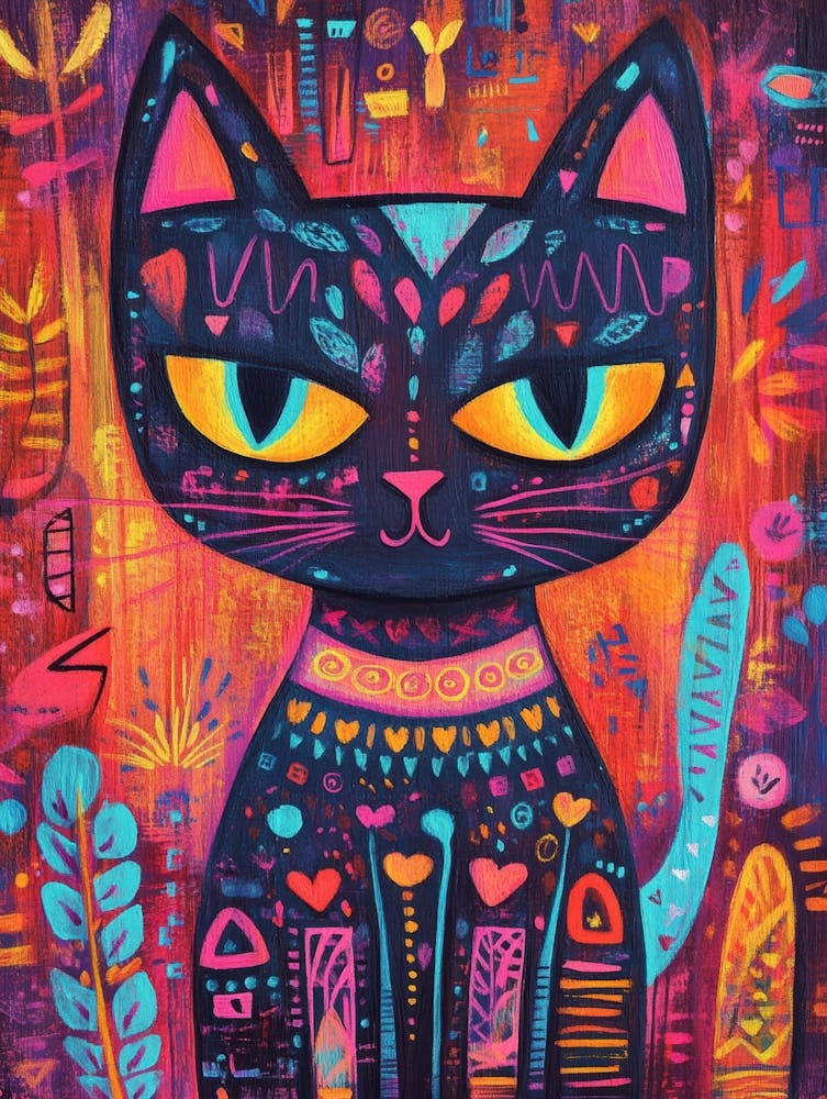 Cat Painting 1