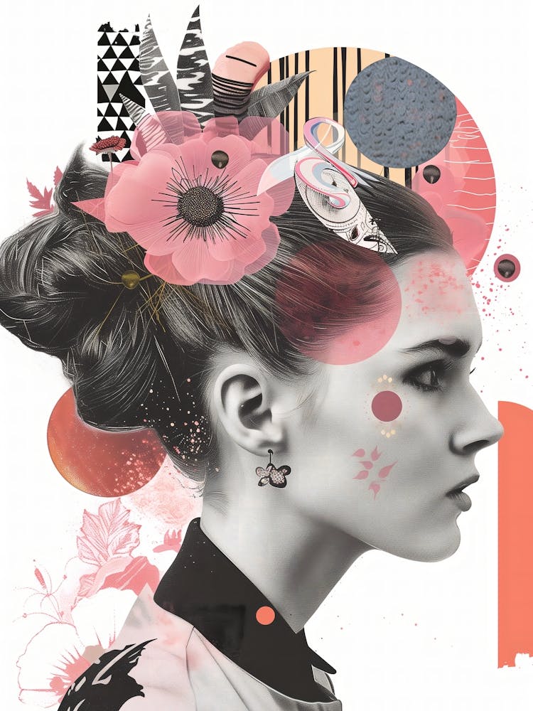 Das Collage-Mädchen Nr. 2