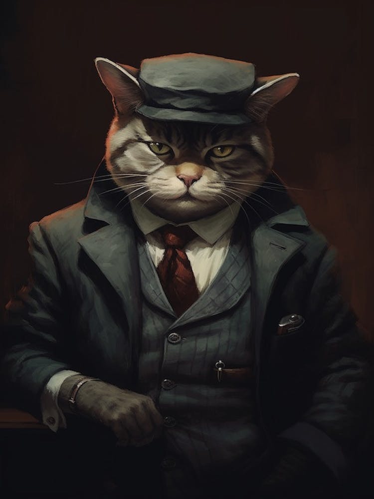 Gangster Cat American Shorthair