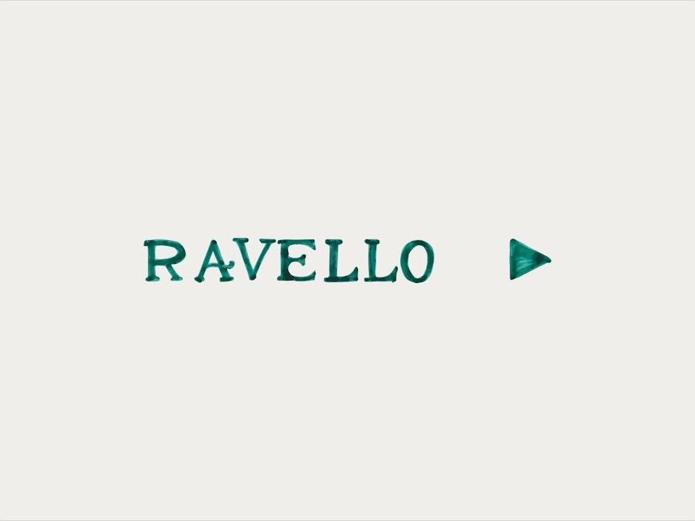 Ravello Italy Right Typography Lettering Landscape 1